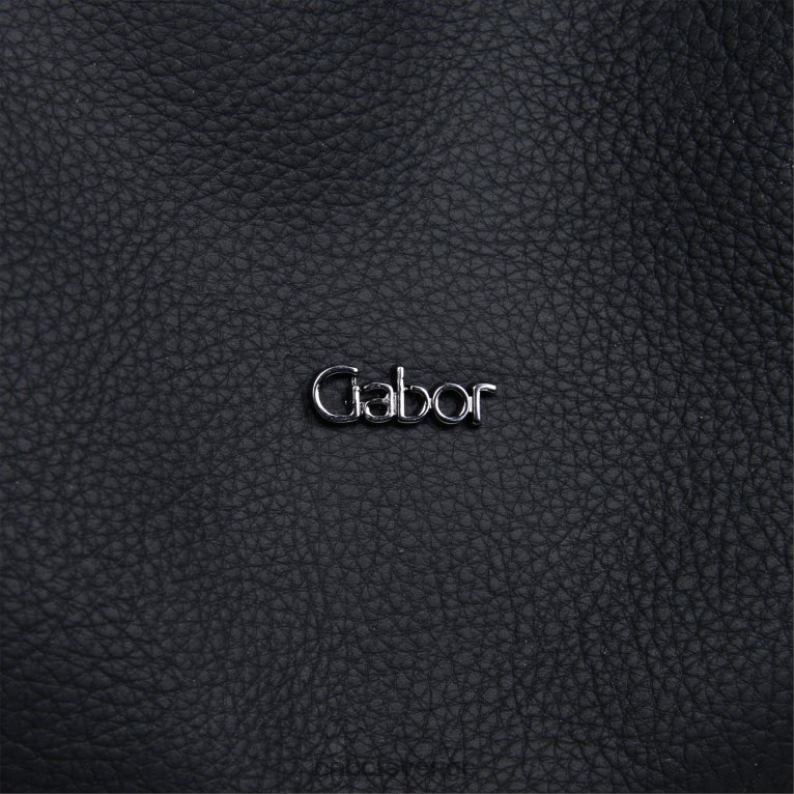 svart tryck Gabor kvinnor malu axelväska med dragsko F04LN292 Tillbehör