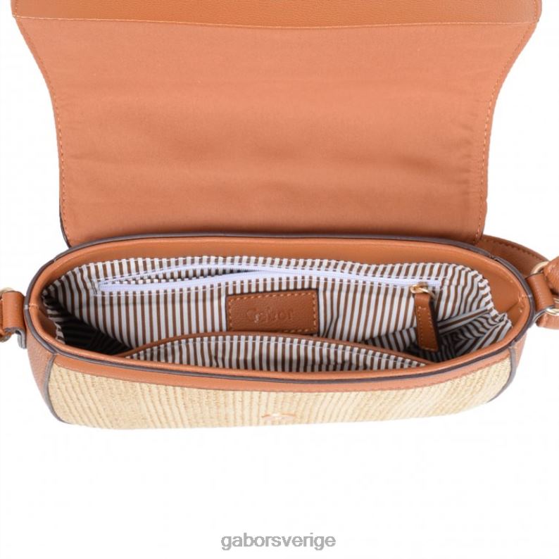 blandad konjak Gabor kvinnor manu sadelväska handväska F04LN307 Tillbehör