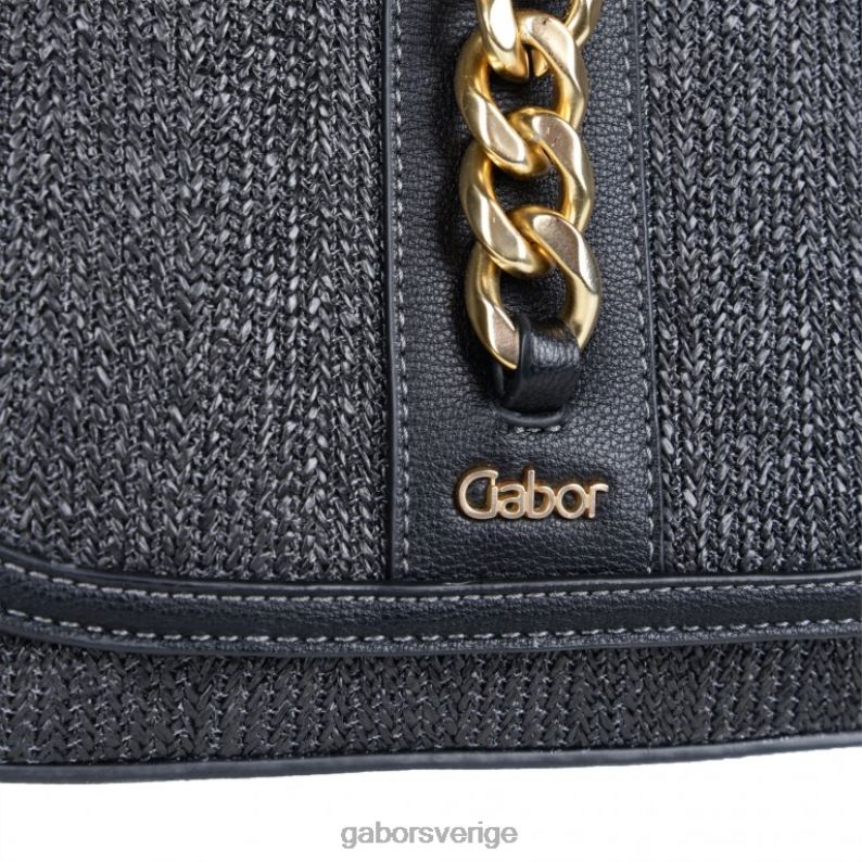 blandat svart Gabor kvinnor manu sadelväska handväska F04LN308 Tillbehör