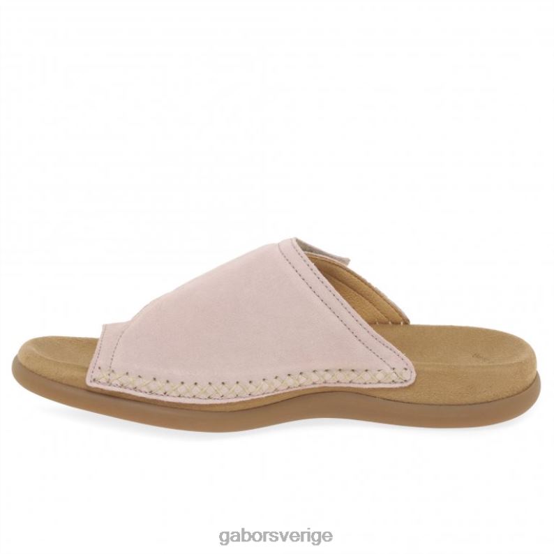 naken mocka Gabor kvinnor njutning tå loop sandaler F04LN176 Skodon