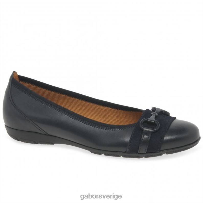 midnatt/mocka Gabor kvinnor raif fritidsskor F04LN24 Skodon
