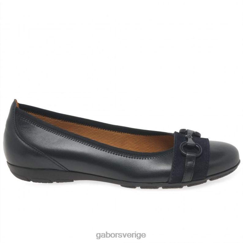 midnatt/mocka Gabor kvinnor raif fritidsskor F04LN24 Skodon