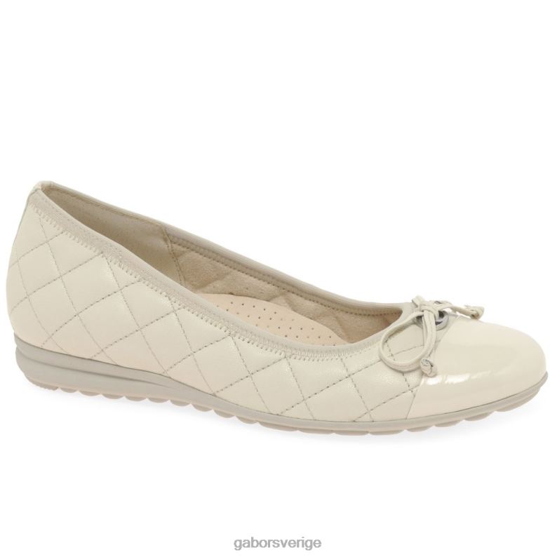 panna/patent Gabor kvinnor snödroppebalettpumpar F04LN12 Skodon