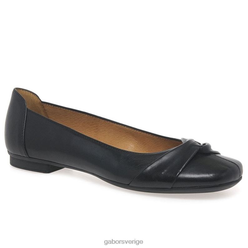 svart Gabor kvinnor frost ballerina pumpar F04LN110 Skodon