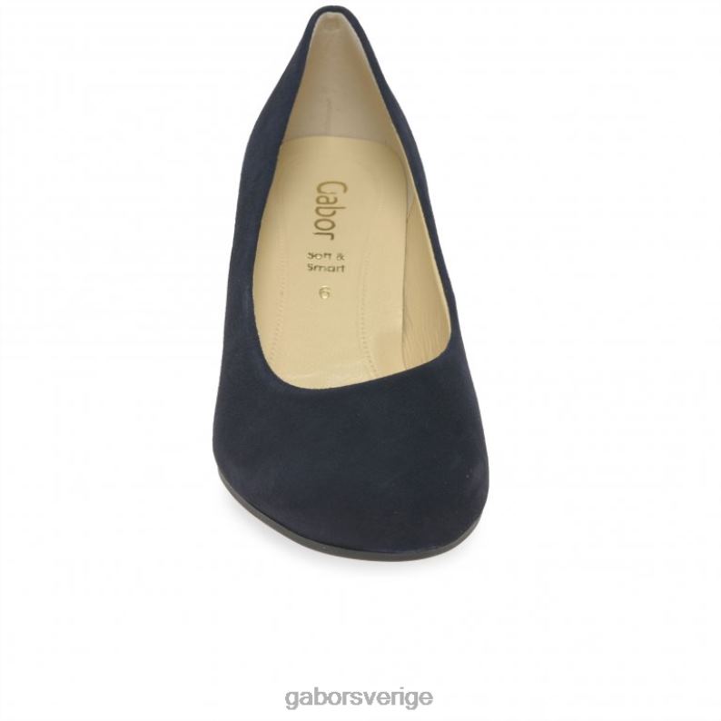 atlantisk mocka Gabor kvinnor edina court skor F04LN34 Skodon