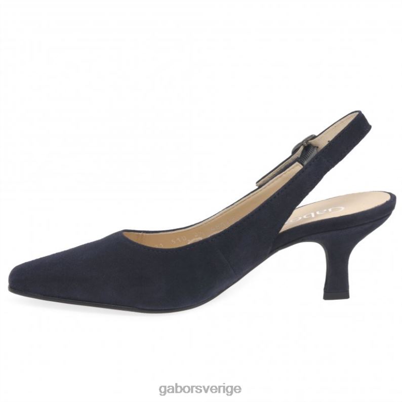 atlantisk mocka Gabor kvinnor lindy court skor F04LN63 Skodon