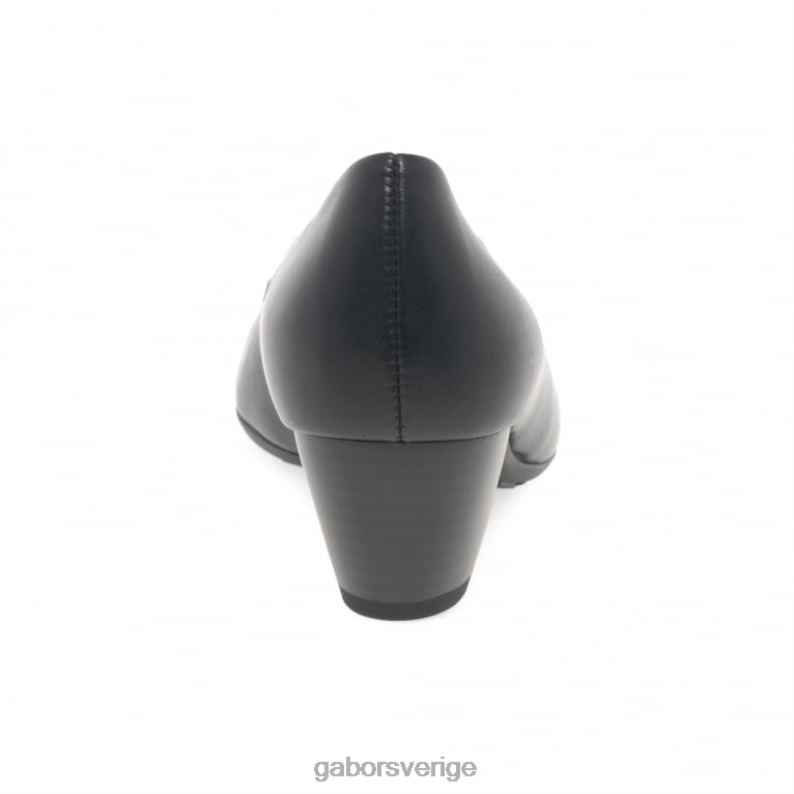 svart Gabor kvinnor brambling domstol skor F04LN42 Skodon