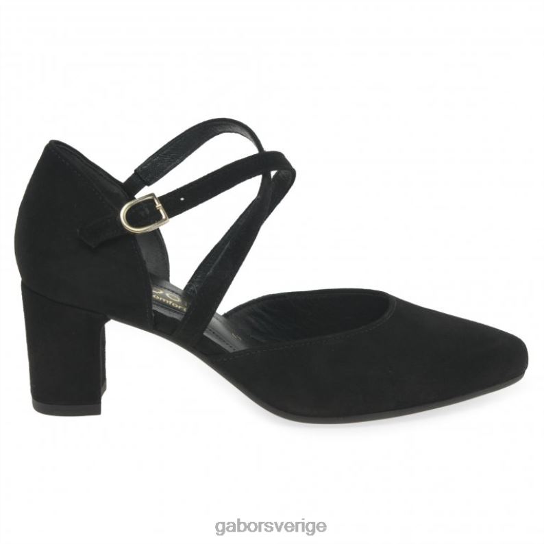 svart mocka Gabor kvinnor alexis skor F04LN69 Skodon