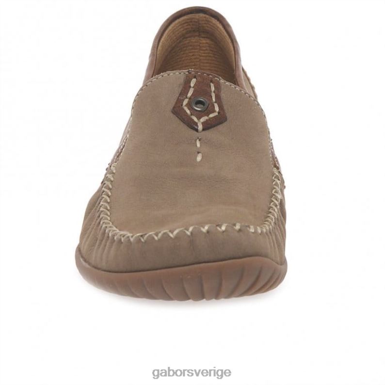 corda nubuck/tan Gabor kvinnor Kalifornien sportiga mockasiner F04LN81 Skodon