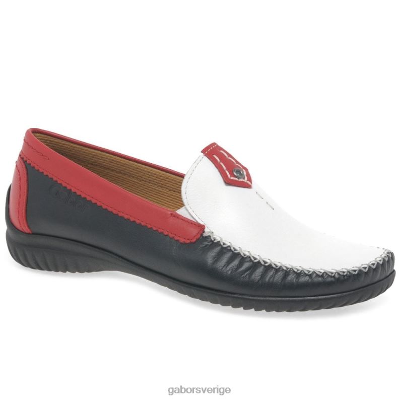 midnatt multi Gabor kvinnor Kalifornien sportiga mockasiner F04LN82 Skodon