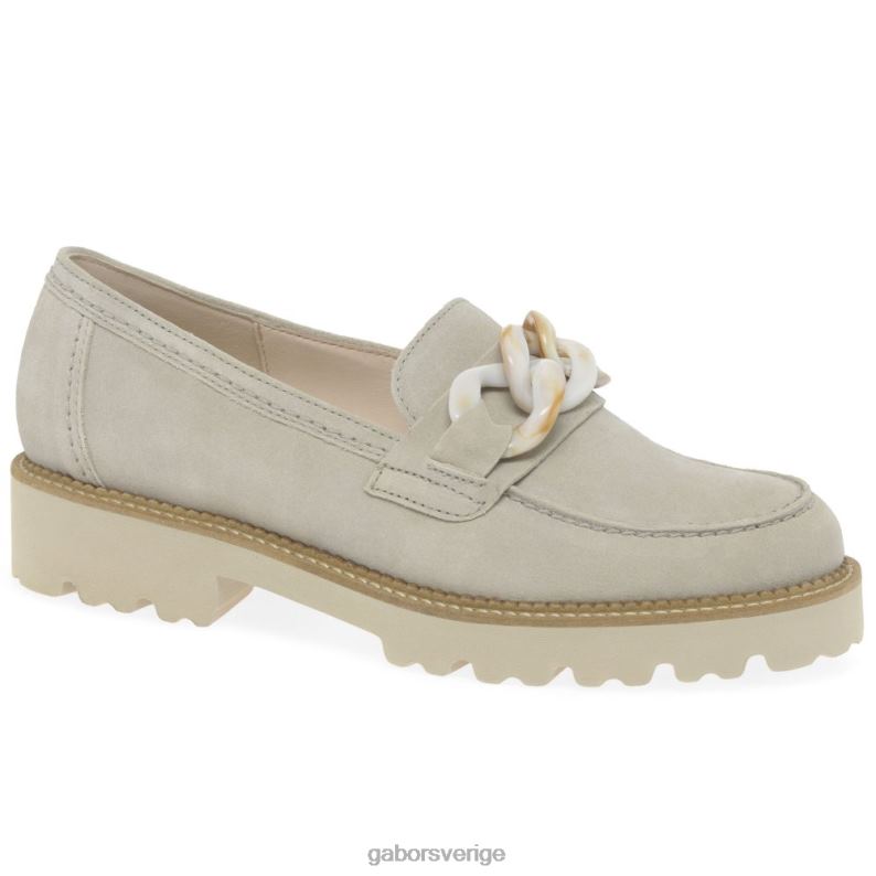 linne mocka Gabor kvinnor daisy loafers F04LN323 Skodon