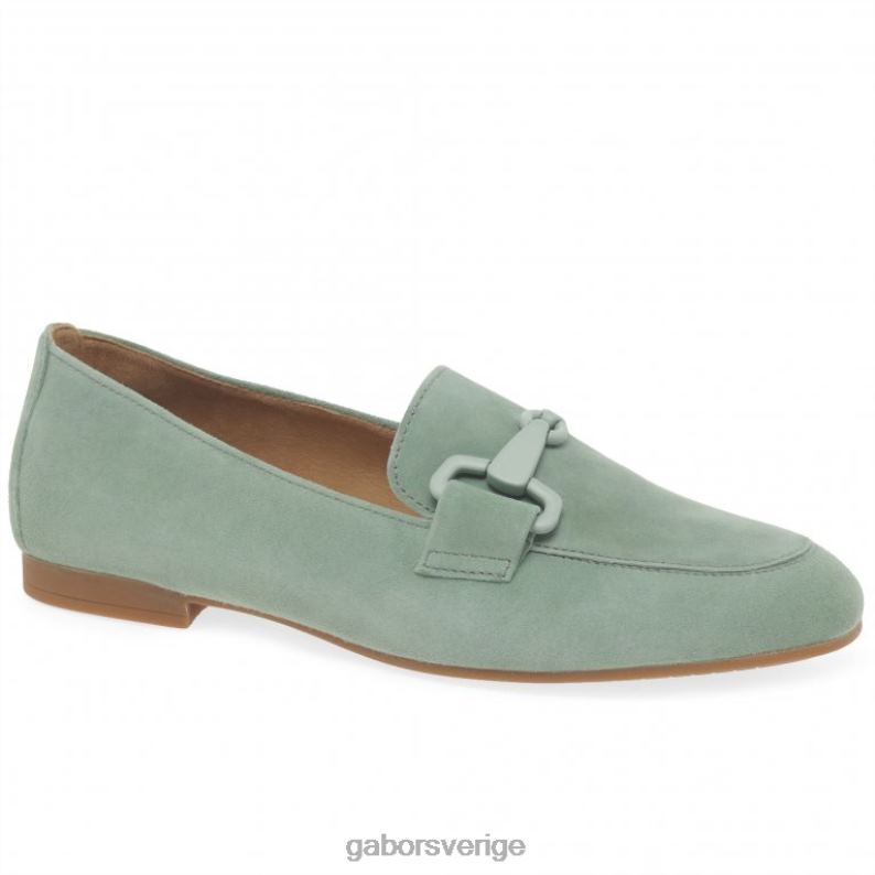 menta mocka Gabor kvinnor jangle loafers F04LN87 Skodon
