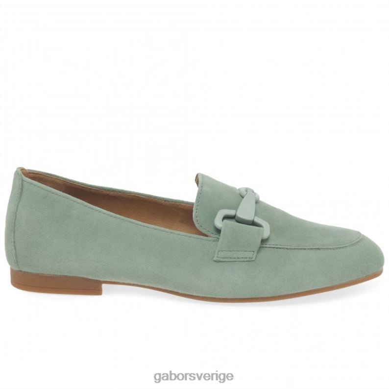 menta mocka Gabor kvinnor jangle loafers F04LN87 Skodon