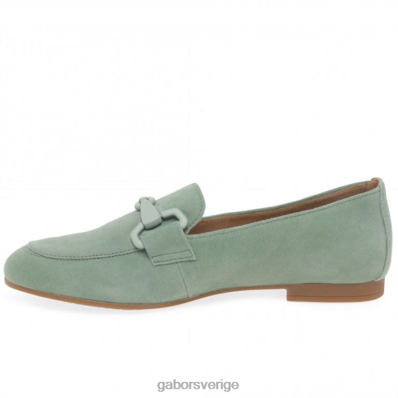 menta mocka Gabor kvinnor jangle loafers F04LN87 Skodon