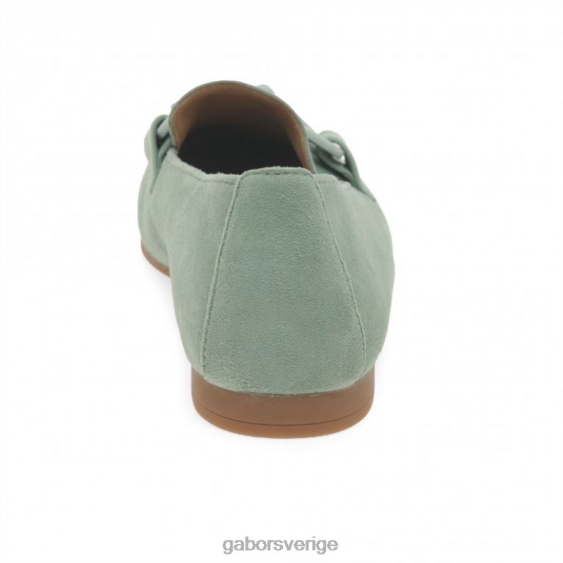 menta mocka Gabor kvinnor jangle loafers F04LN87 Skodon