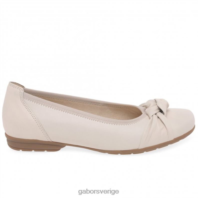 elfenbensläder Gabor kvinnor ashlene fritidsskor F04LN89 Skodon