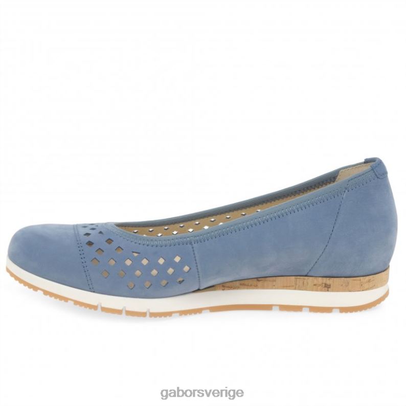 himla nubuck Gabor kvinnor berry punch detalj skor F04LN1 Skodon