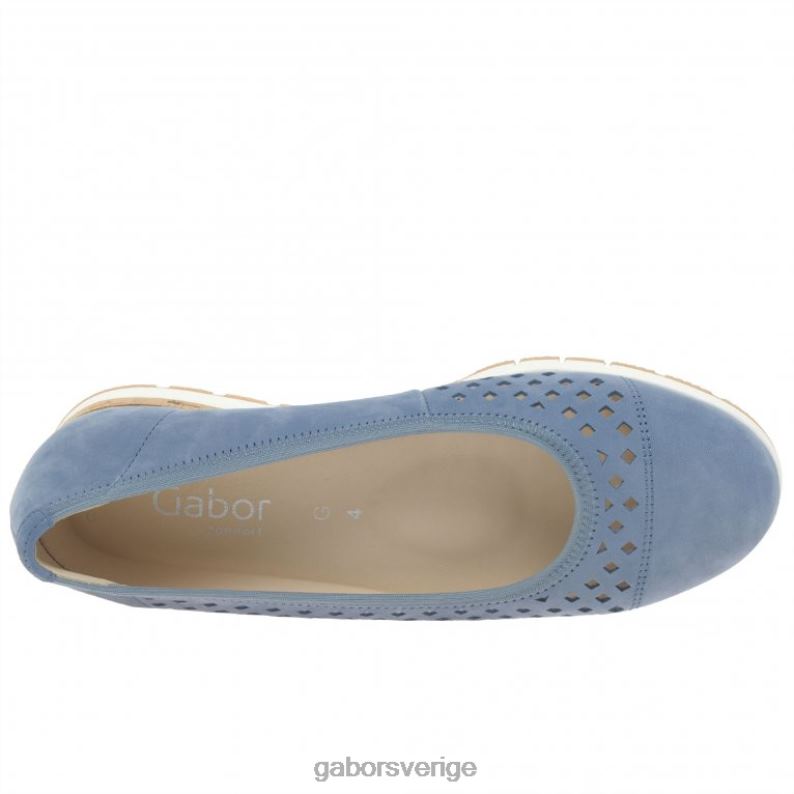 himla nubuck Gabor kvinnor berry punch detalj skor F04LN1 Skodon