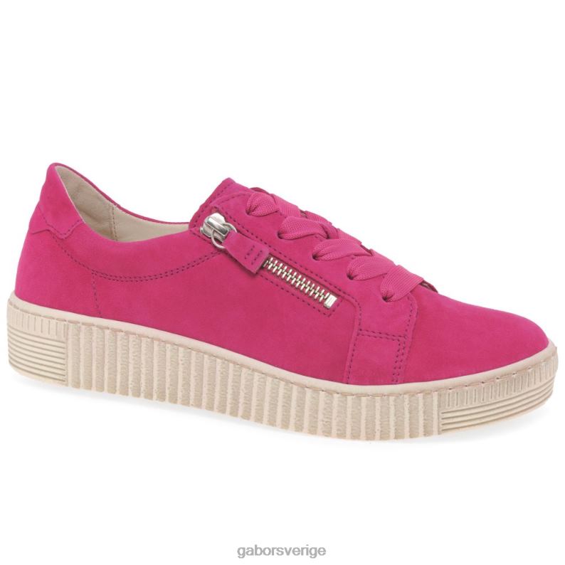 rosa mocka Gabor kvinnor visdom casual skor F04LN124 Skodon