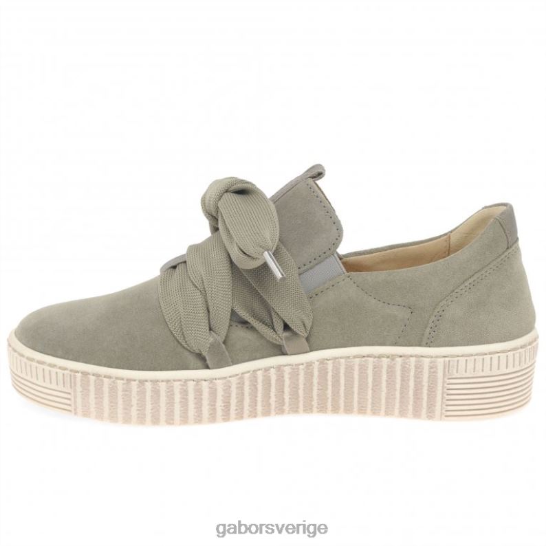 salvia/brons mocka Gabor kvinnor vals fritidsskor F04LN127 Skodon