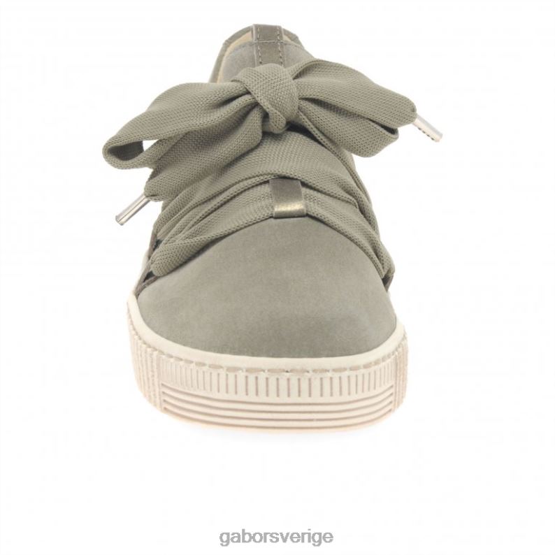 salvia/brons mocka Gabor kvinnor vals fritidsskor F04LN127 Skodon