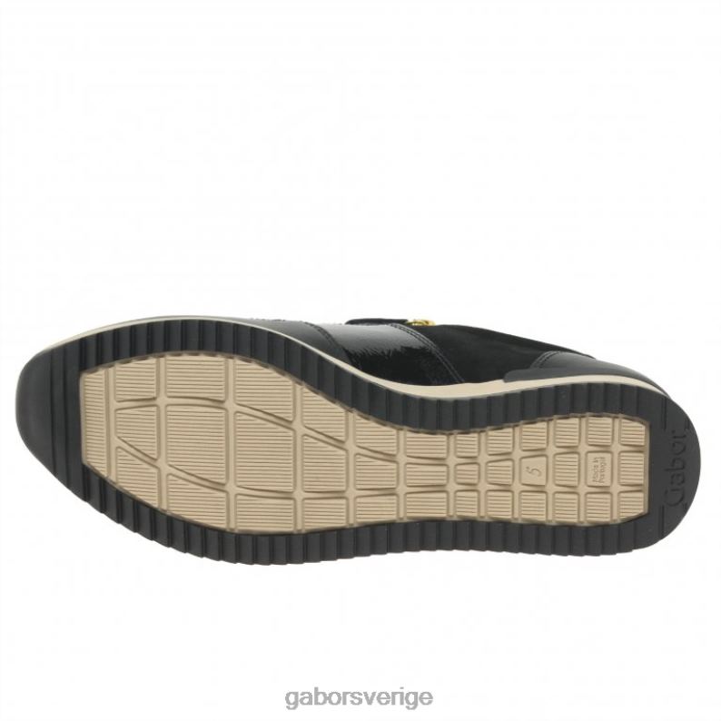 svart/mocka/patent Gabor kvinnor lulea fritidsskor F04LN150 Skodon
