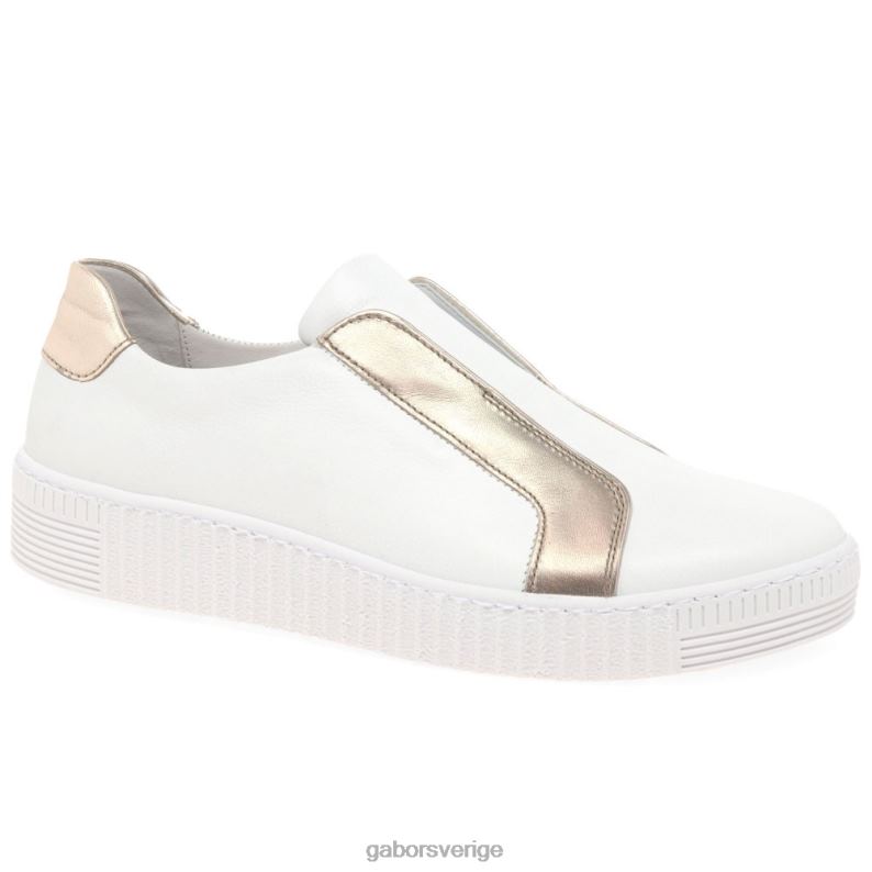 vit/puder Gabor kvinnor wye sport fritidsskor F04LN141 Skodon