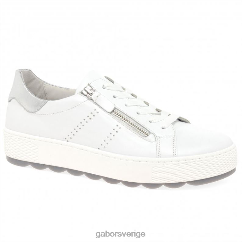 vit/silver Gabor kvinnor quench fritidsskor F04LN136 Skodon