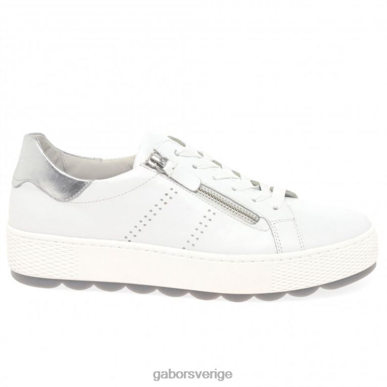 vit/silver Gabor kvinnor quench fritidsskor F04LN136 Skodon