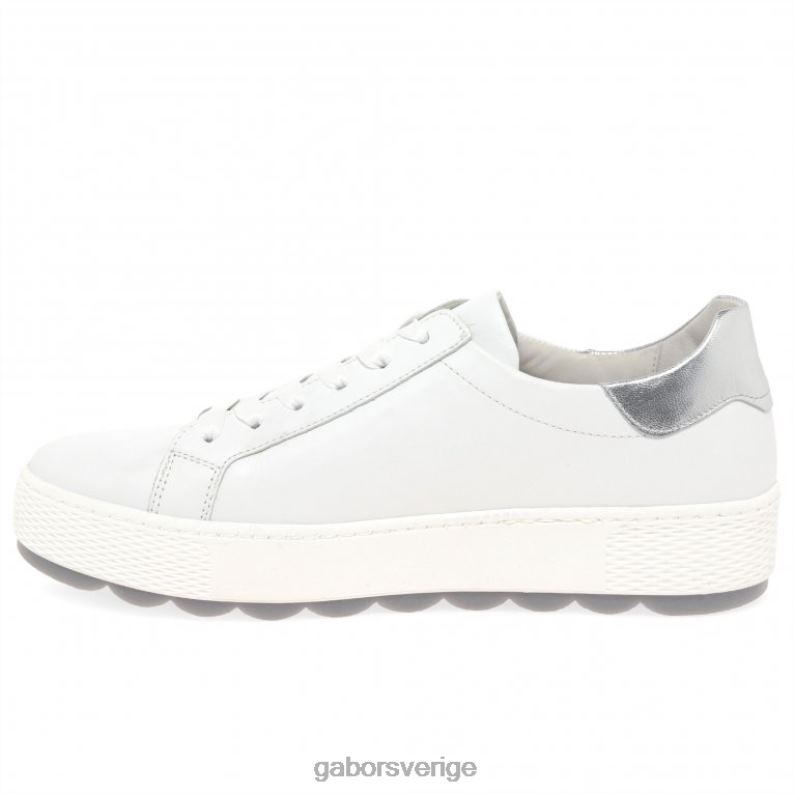 vit/silver Gabor kvinnor quench fritidsskor F04LN136 Skodon