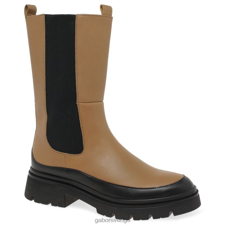 chino/svart Gabor kvinnor lexington chelsea stövlar F04LN246 Skodon