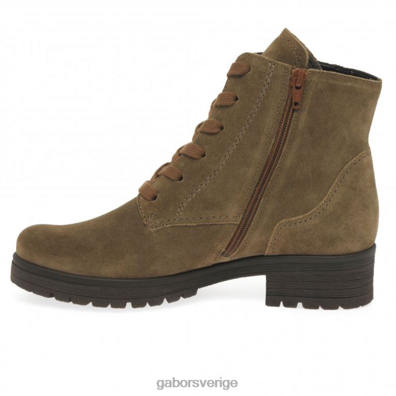 farro mocka Gabor kvinnor zane ankelstövlar F04LN207 Skodon