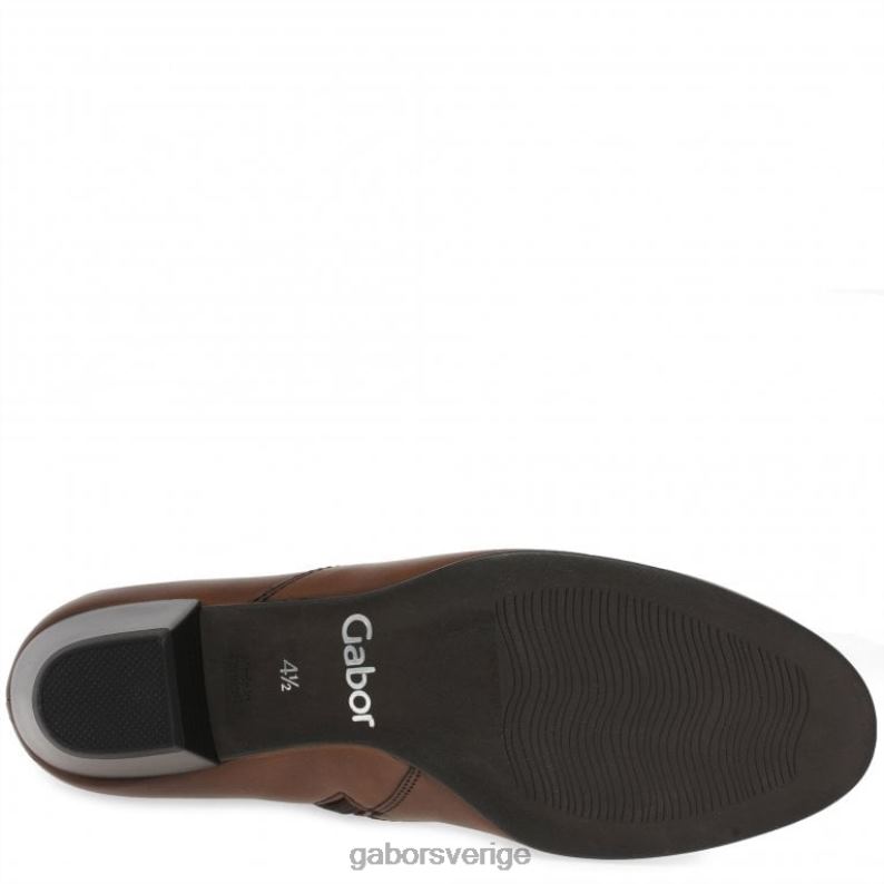 sattel Gabor kvinnor rachel läder stövlar med bred passform F04LN261 Skodon