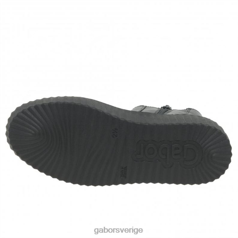 svart Gabor kvinnor december chelsea boots F04LN205 Skodon