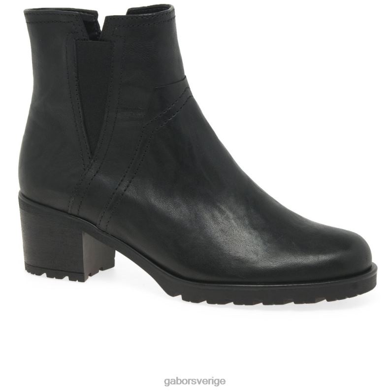 svart Gabor kvinnor inbjudan stövlar F04LN252 Skodon