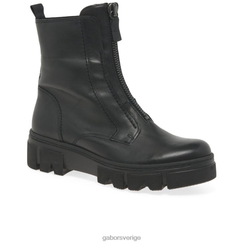 svart Gabor kvinnor joy biker boot F04LN242 Skodon