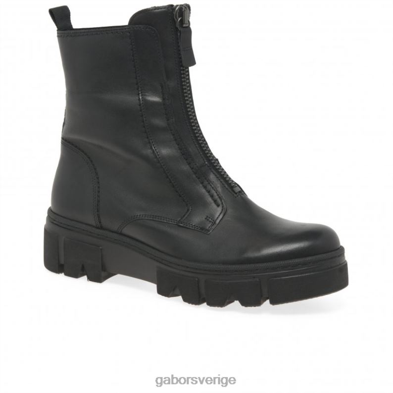 svart Gabor kvinnor joy biker boot F04LN242 Skodon