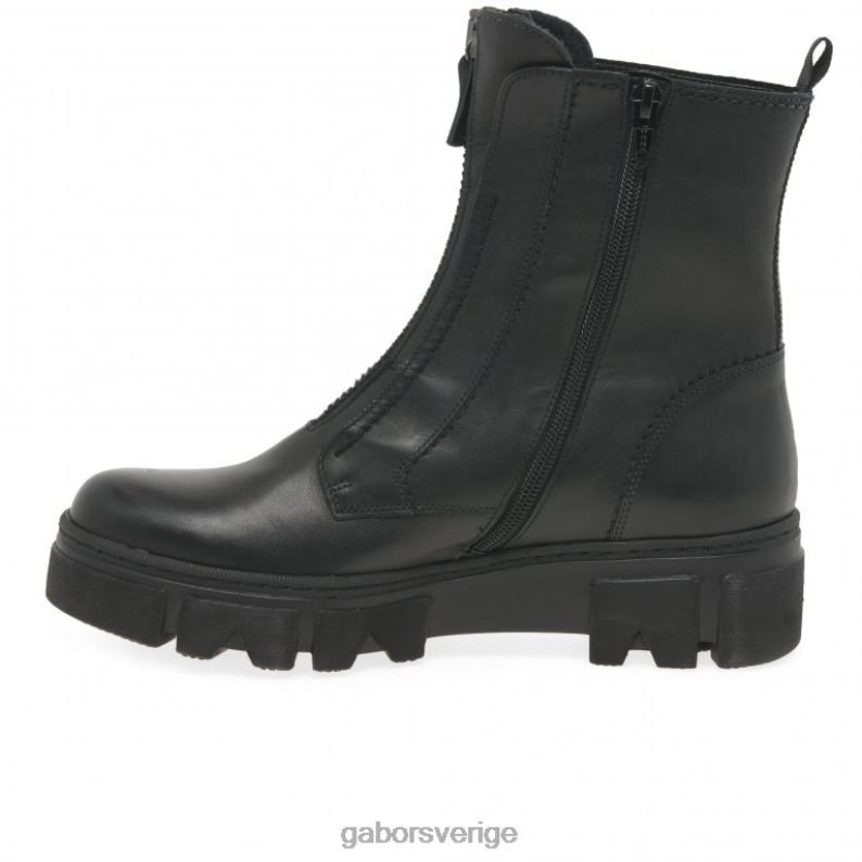 svart Gabor kvinnor joy biker boot F04LN242 Skodon