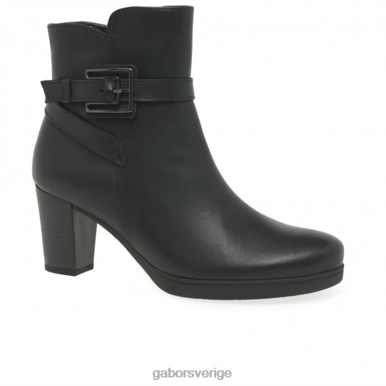 svart Gabor kvinnor vaad fotkängor F04LN193 Skodon