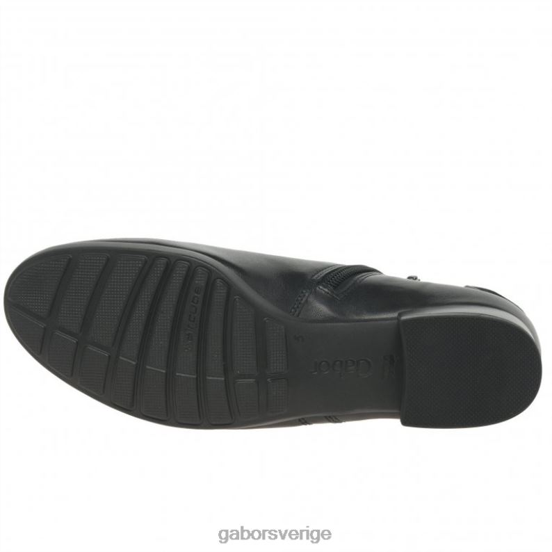 svart mocka Gabor kvinnor briano stövlar F04LN244 Skodon