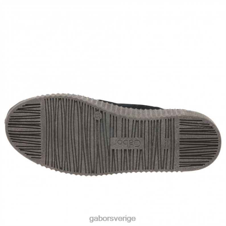 svart mocka Gabor kvinnor lansa ankelstövlar F04LN230 Skodon