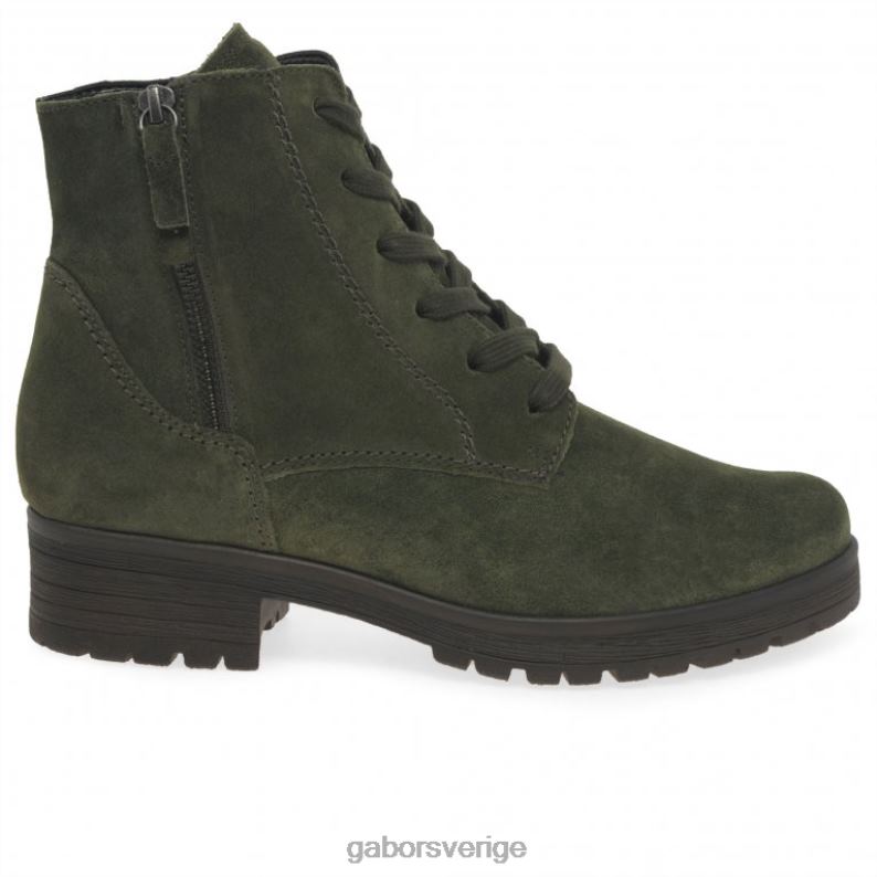 oliv mocka Gabor kvinnor zane ankelstövlar F04LN208 Skodon