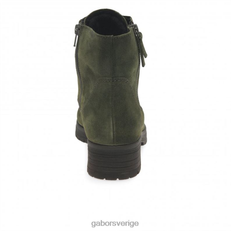 oliv mocka Gabor kvinnor zane ankelstövlar F04LN208 Skodon