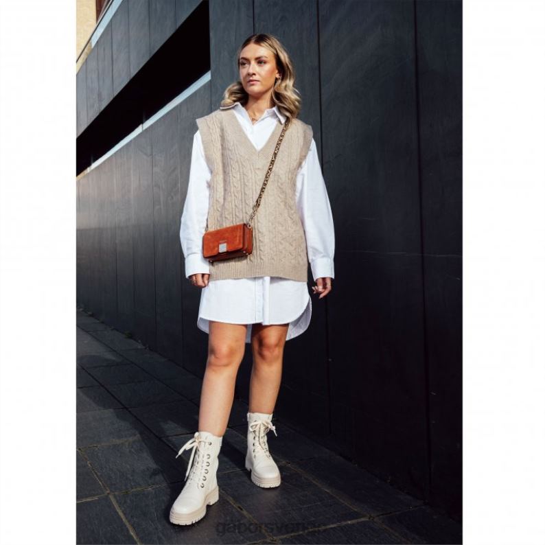 panna Gabor kvinnor genua militärstövlar F04LN233 Skodon