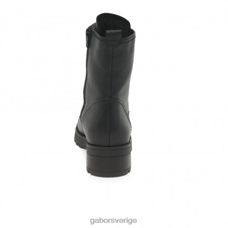 svart Gabor kvinnor havsstövlar F04LN254 Skodon