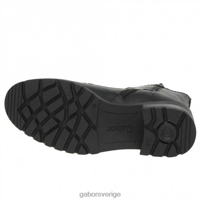 svart Gabor kvinnor havsstövlar F04LN254 Skodon