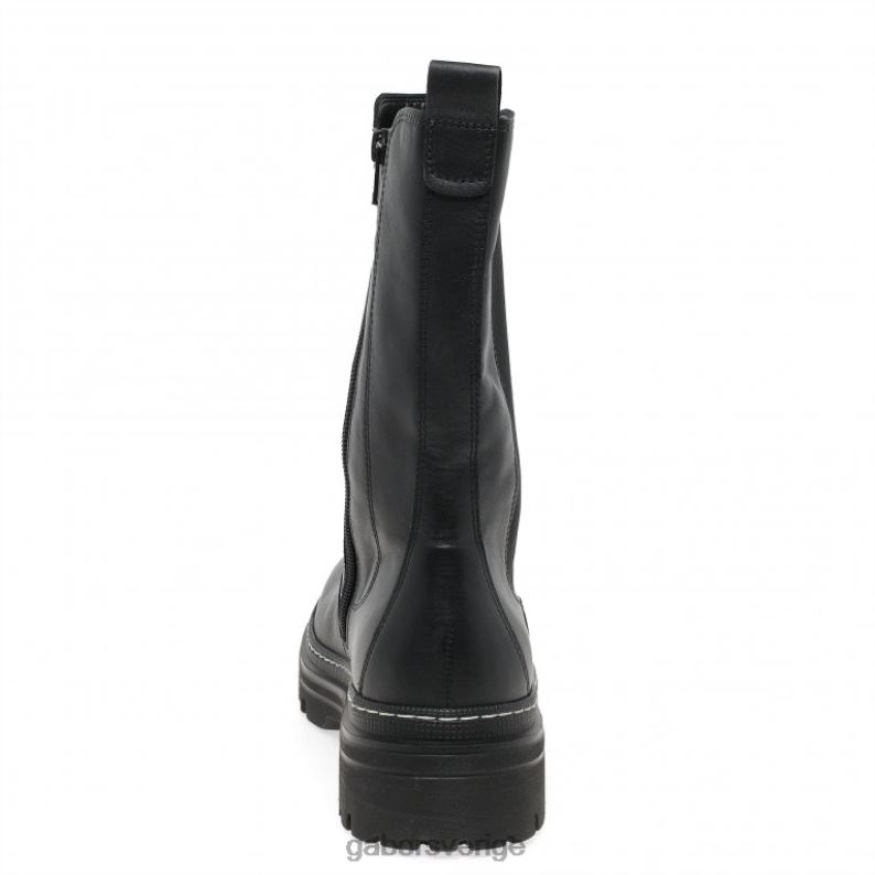 svart/vit söm Gabor kvinnor gaby kalvlånga stövlar F04LN259 Skodon