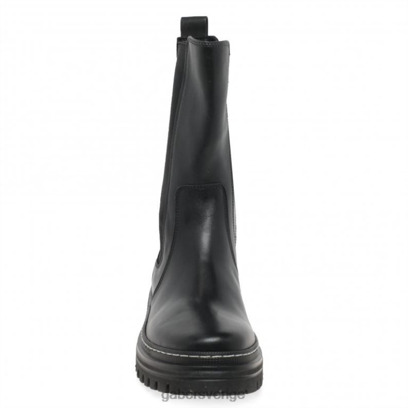 svart/vit söm Gabor kvinnor gaby kalvlånga stövlar F04LN259 Skodon
