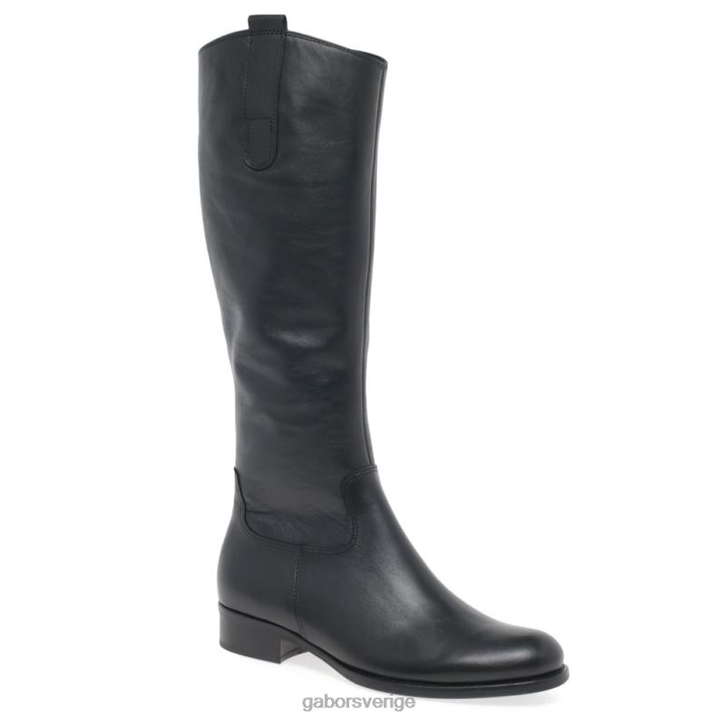 svart Gabor kvinnor brook s knee high boots F04LN264 Skodon