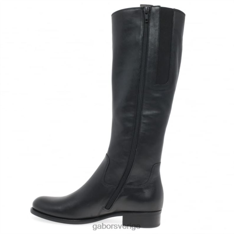 svart Gabor kvinnor brook s knee high boots F04LN264 Skodon